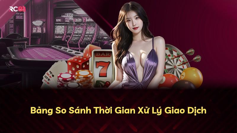Bảng So Sánh Thời Gian Xử Lý Giao Dịch