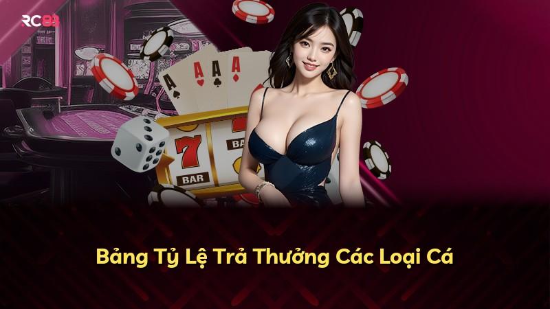 Bảng Tỷ Lệ Trả Thưởng Các Loại Cá