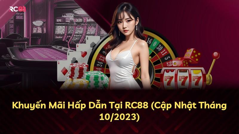 Khuyến Mãi Hấp Dẫn Tại RC88 (Cập Nhật Tháng 10/2023)